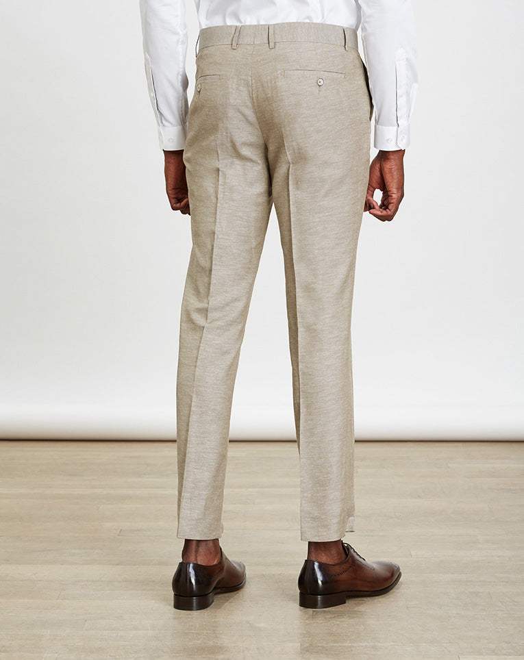 PANTALON VILLE SULNA BEIGE - IZAC