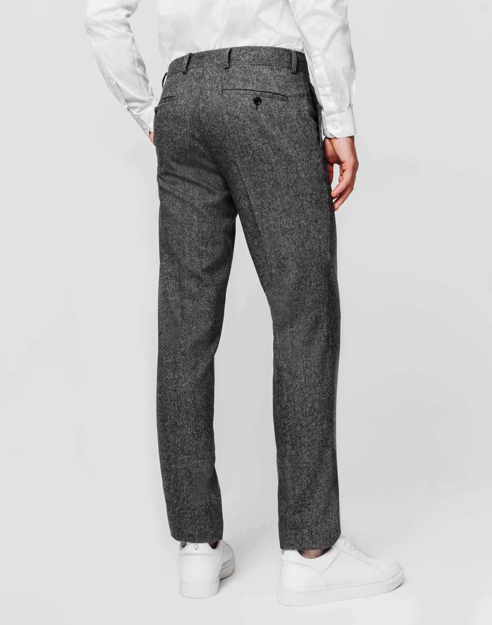 Pantalon tweed anthracite - IZAC