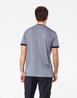 T-shirt marine micro rayure - IZAC