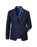 VESTE MARINE AVEC COUDIÈRES - IZAC