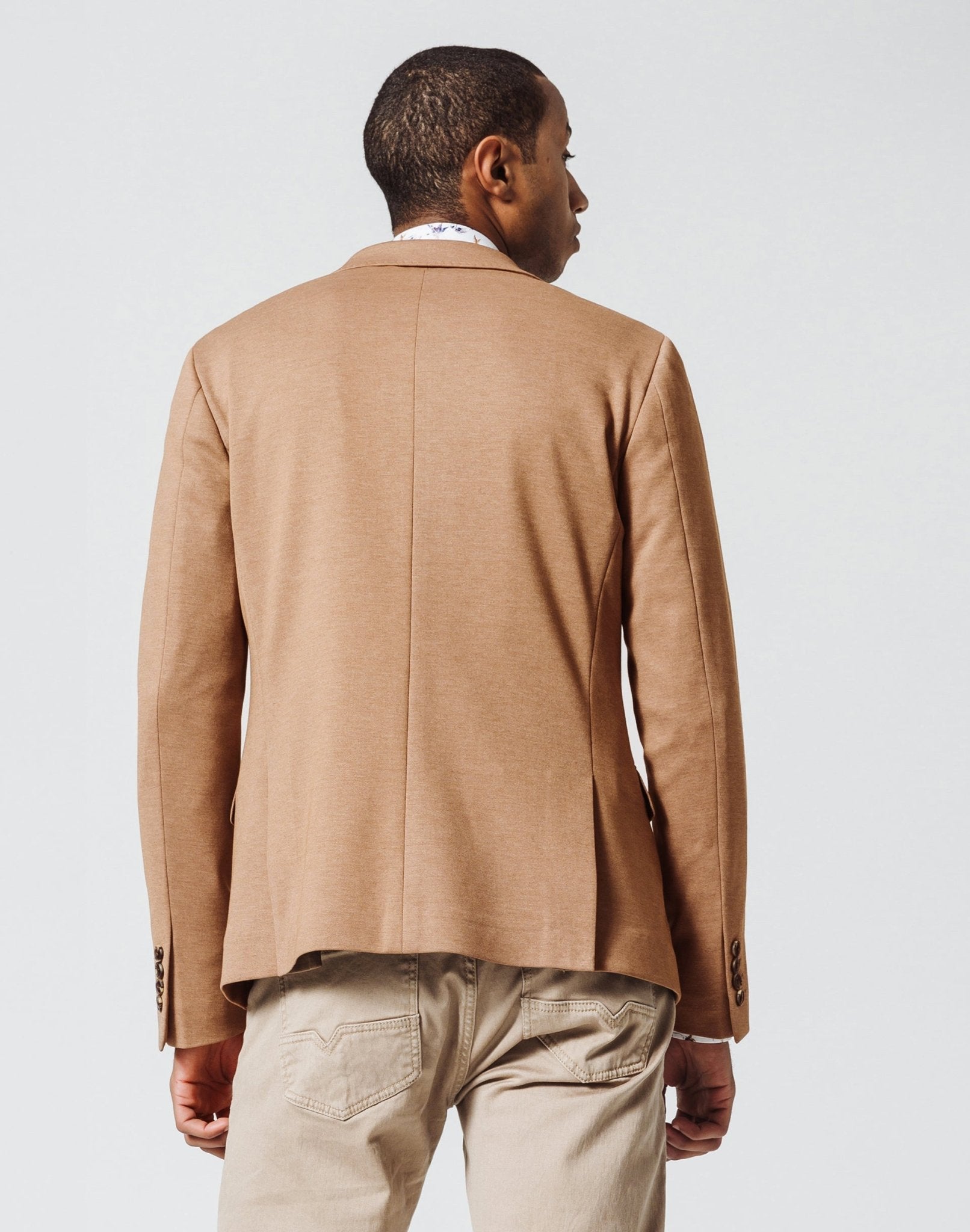 Veste Casual Beige Maille - IZAC