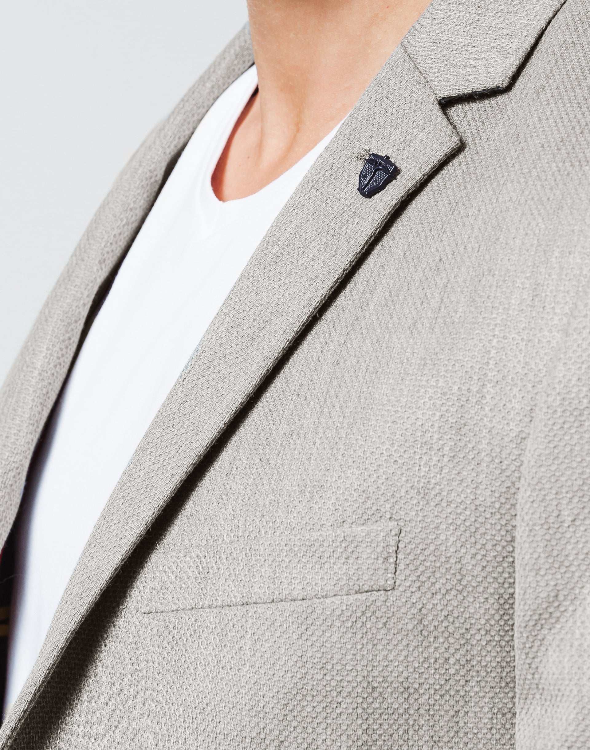 Veste Casual Grise Coudières - IZAC
