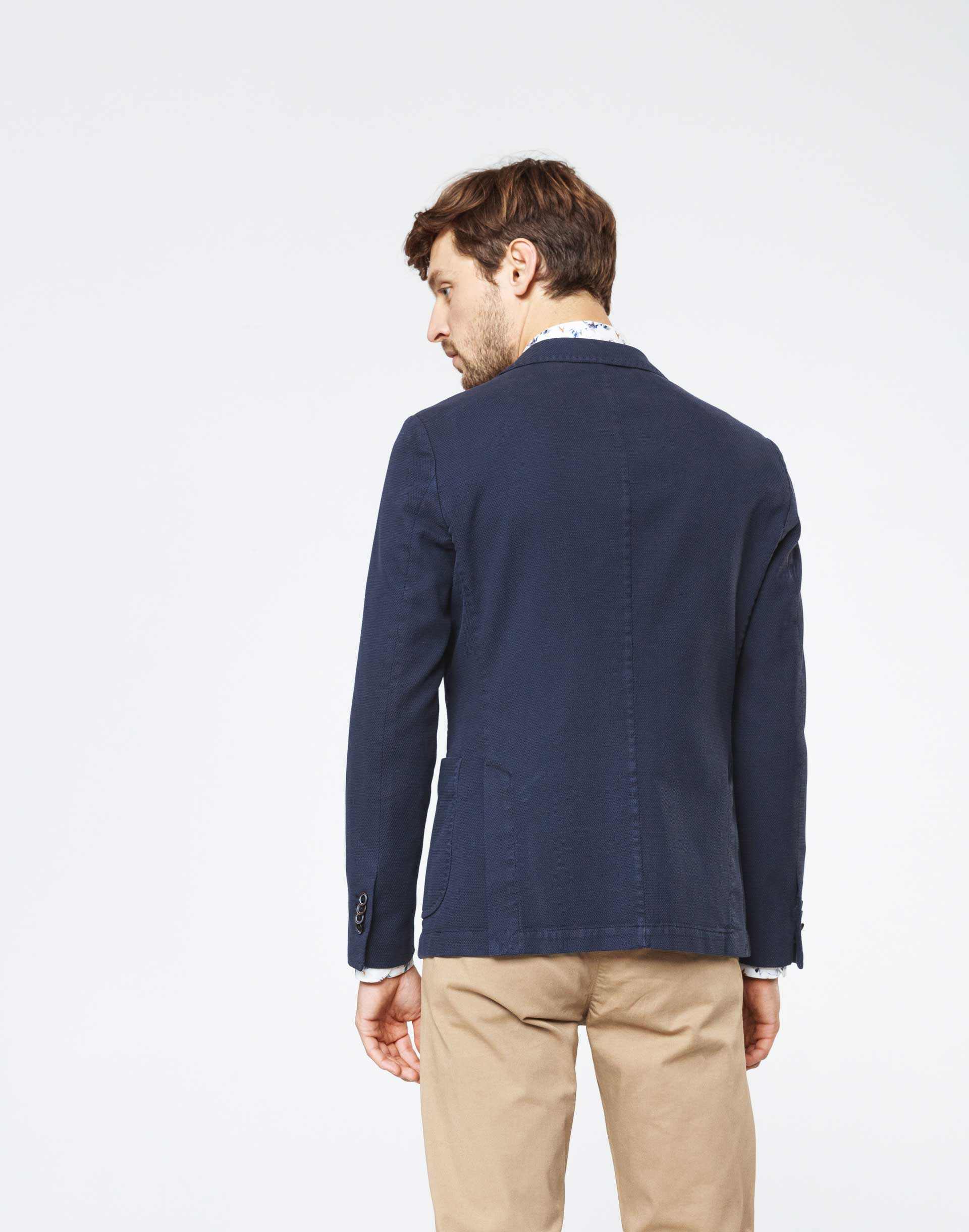Veste casual coton marine - IZAC