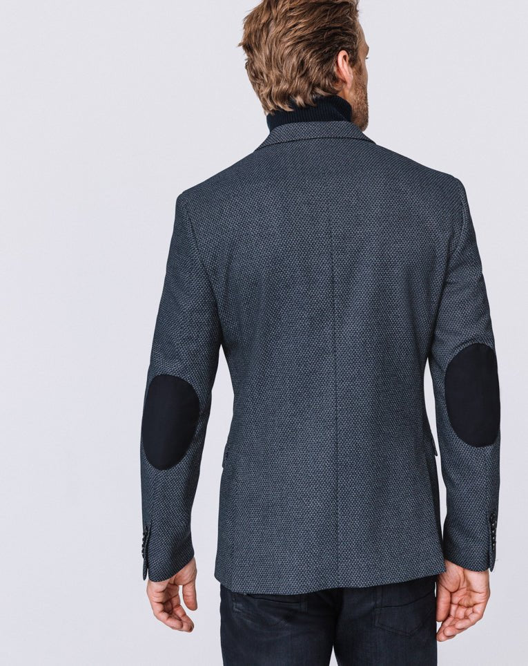 Veste effet maille navy "Neige" - IZAC