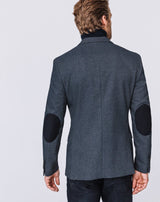 Veste effet maille navy "Neige" - IZAC