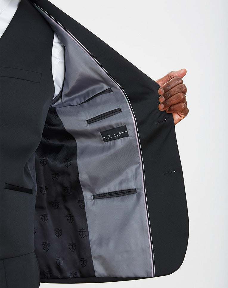 VESTE VILLE UNAC NOIR - IZAC